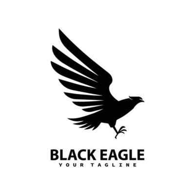 Black Eagle Logo Vector Art, Icons, and Graphics for Free Download