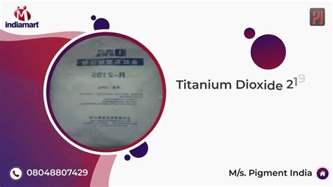 OPATI TITANIUM DIOXIDEE 25 Kg Grade Standard Anatase At Rs 180 Kg In