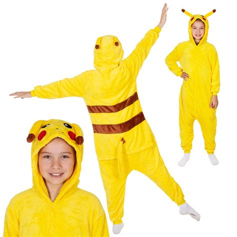 Pikachu Piżama Kigurumi Dres dla Dzieci Piżamy szlafroki dla dzieci