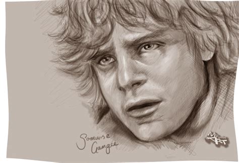 Samwise Sketch (Digital) by MikeCoombsArt on DeviantArt