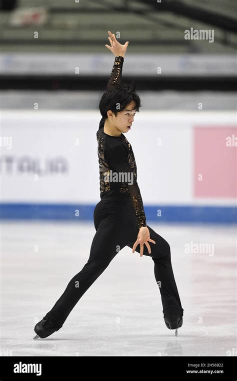 Yuma Kagiyama Japan During Men Free Skating At The Isu Grand Prix Of