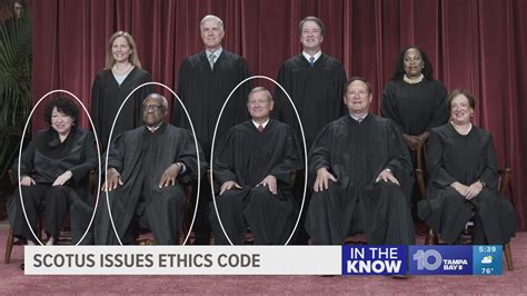 Supreme Court Adopting Code Of Ethics For First Time