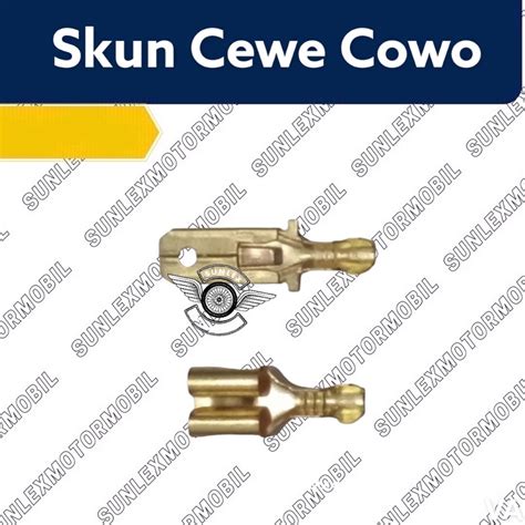 Jual SKUN CEWE COWO FEMALE MALE CONNECTOR KUNINGAN Shopee Indonesia