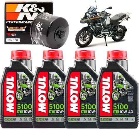 Kit Troca Oleo Motul W Filtro Oleo Kn Bmw R Gs