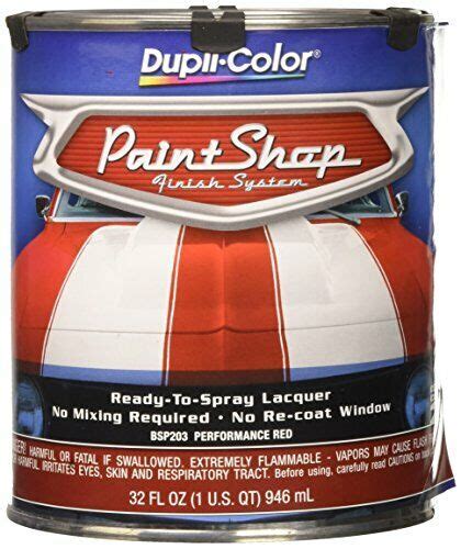 VHT Dupli Color BSP203 Red Paint Shop Finish System Performance 32 Oz