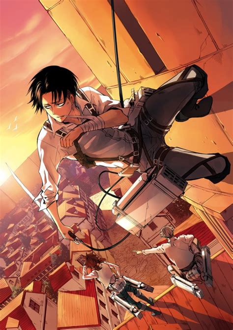 Crunchyroll - Color Title Page From "Attack on Titan" Levi Shoujo Spin ...