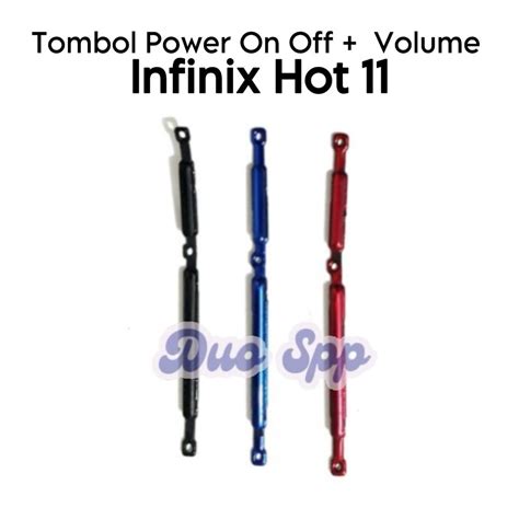Jual Set Tombol Luar Power On Off Volume Infinix Hot X