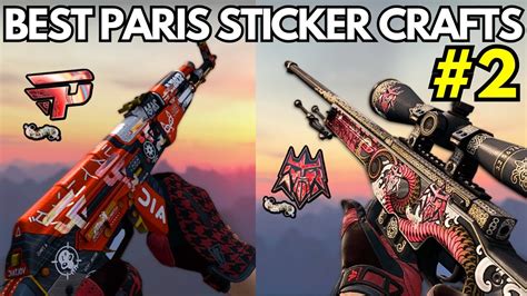 The Best Paris Sticker Combos You Can Do Csgo Major Crafts 2 Youtube