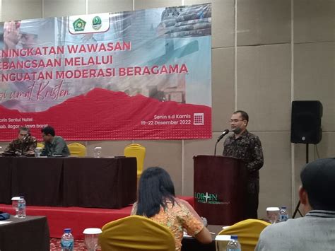 Peningkatan Wawasan Kebangsaan Melalui Penguatan Moderasi Agama Bagi