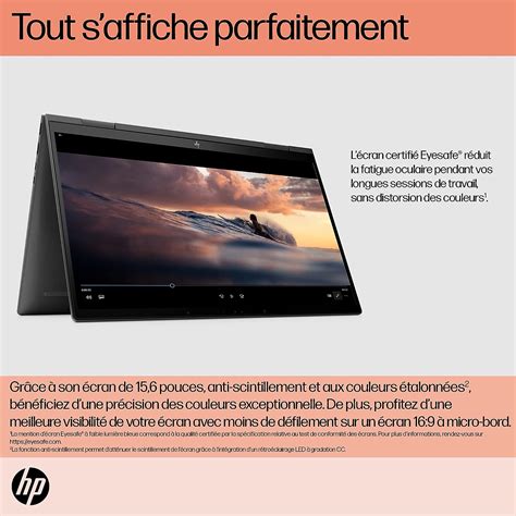 Avis Test Comparatif PC Portable HP Envy X360 15 Ey0000sf