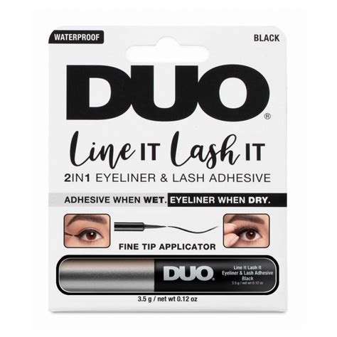 Duo 66949 Line It Lash It Delineador De Ojos 2 En 1 Y Adhesivo Para