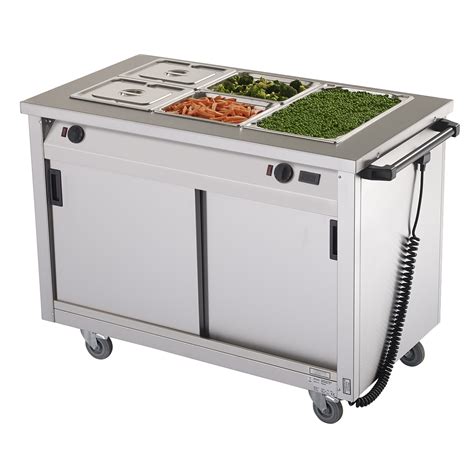 BM30MSO General Purpose Bain Marie Hot Cupboard With Glass Overshelf Victor Manufacturing