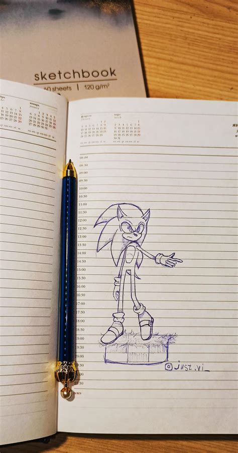 Sonic [concept art] by vi1arts on DeviantArt