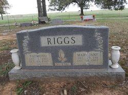 Mary Jane Shamblin Riggs M Morial Find A Grave