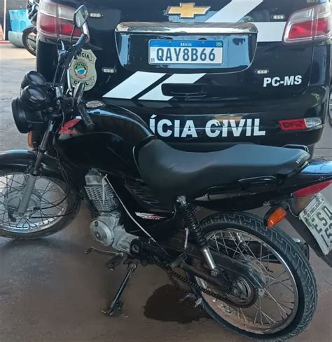 Pol Cia Civil No Mbito Da Opera O Virtude Recupera Motocicleta