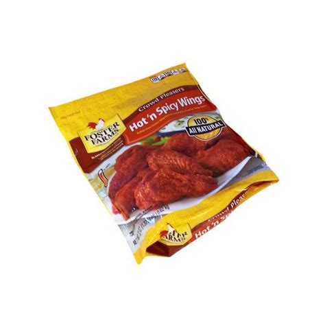 Foster Farms Crowd Pleasers Hot N Spicy Buffalo Style Chicken Wing Sections Coated With A