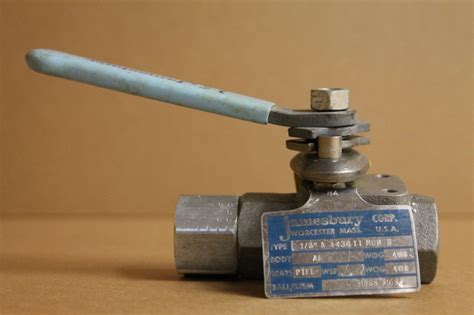 Jamesbury Ball Valve 3 4 NPT A4436TTMODB AL Body 316 SS