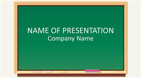 Blackboard PowerPoint Template - Templateswise.com