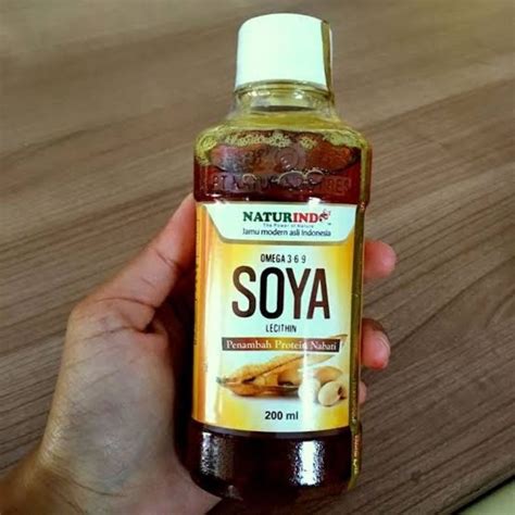 Jual Soya Lecithin Obat Herbal Omega 3 6 9 NATURINDO Shopee Indonesia