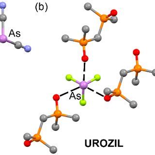 A Ball And Stick Representation Of The X Ray Solid State Structure Of