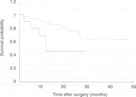 Survival Curves Using Kaplan Meier Analysis Of Radically Resected Nsclc