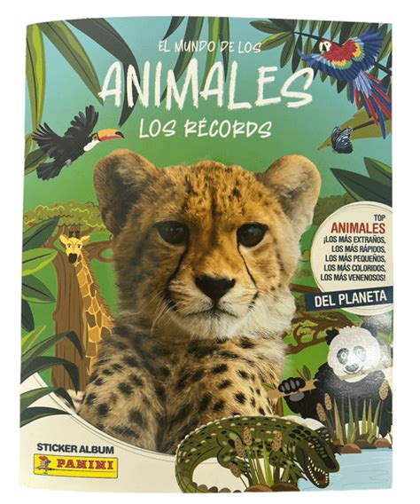 ÁLBUM TAPA BLANDA EL MUNDO DE LOS ANIMALES LOS RÉCORDS Libroaventura