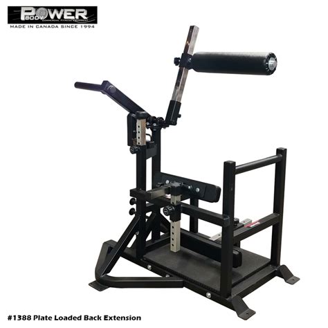 Power Core Elite Plate Loaded Back Extension Machine Power Body