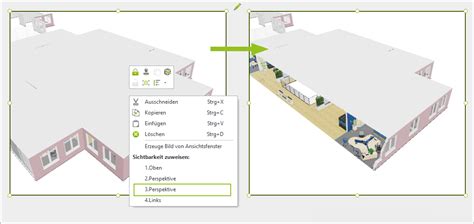 Präsentation Drucken Layout Bereich pCon planner PRO Inhalt der