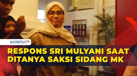 Reaksi Sri Mulyani Saat Ditanya Soal Jadi Saksi Di Sidang Sengketa