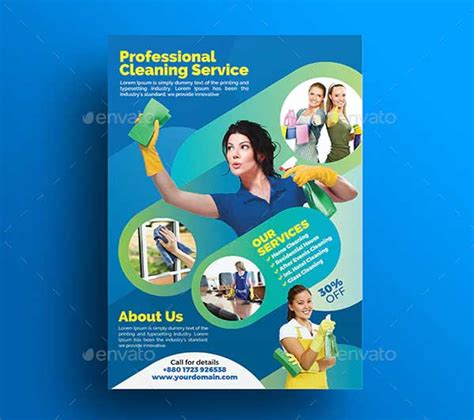 Carpet Cleaning Flyer Templates - Free PSD, Ai, Word, InDesign Formats