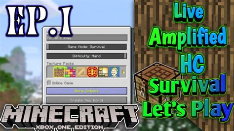 Minecraft Amplified Hc Let S Play Ep New Series New World