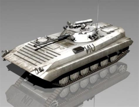 Bmp-2 Tank 3D Model - .3ds - 123Free3DModels