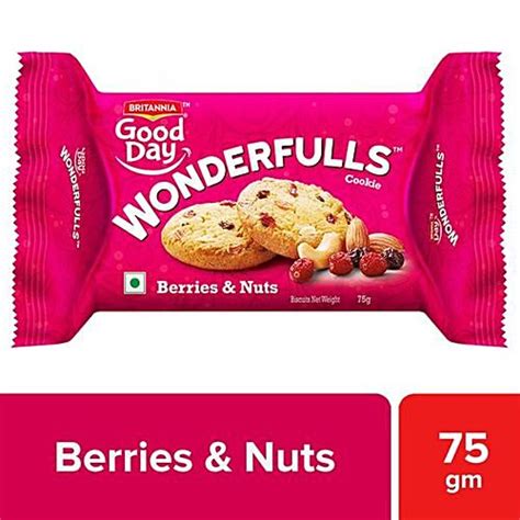 Buy Britannia Good Day Cookies Wonderfulls Berries Nuts 75 Gm Online At