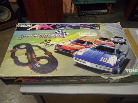 Aurora Afx Slot 4 lane racing set with 4 cars by nashvillepicker