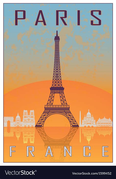 Poster Vintage Paris – Sketsa