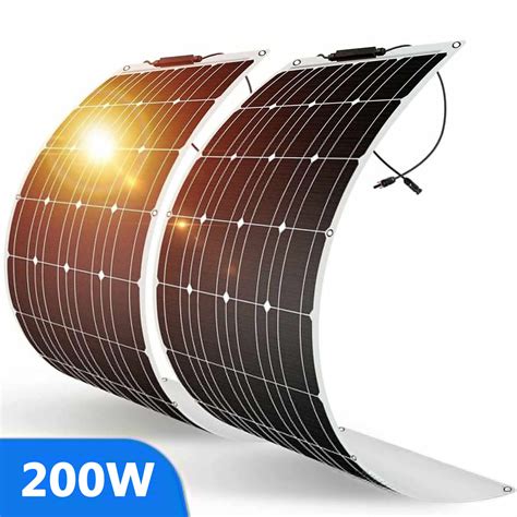 W Flexible Solarpanel Monokristallin Solarmodule V F R Wohnmobil