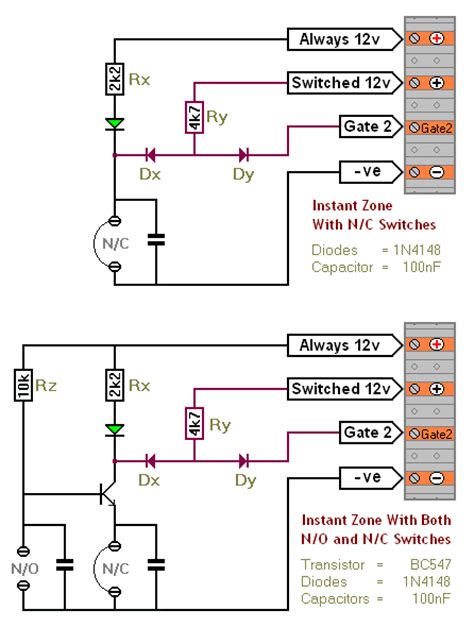 An Scr Based Burglar Alarm Adding Extra Zones Under Repository Circuits 54861 Nextgr