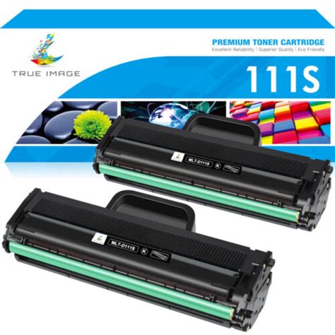 2 Pack Mlt D111s D111 Toner Cartridges Fit Samsung Xpress M2020w M2070fw Printer Ebay