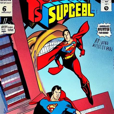 Nicholas Cage Superman Comic Book Cage Is Superman Stable Diffusion