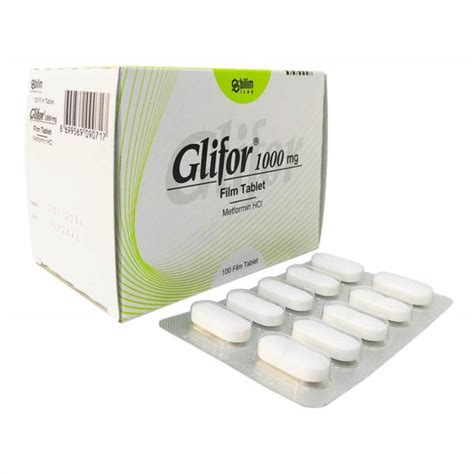 Metformin Glifor Bilim 100 Tabletten X 1000 Mg ANABOLIKAPEDIA