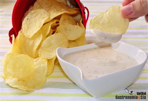 Salsa De Queso Y Pimienta Para Patatas Chips Gastronomía And Cía