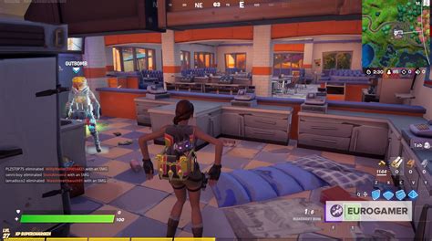 Fortnite Durr Burger Kitchen Location How To Find And Dance In The Durr Burger Kitchen