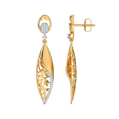 Buy Arbella Ornate Diamond Drop Earrings Online Caratlane