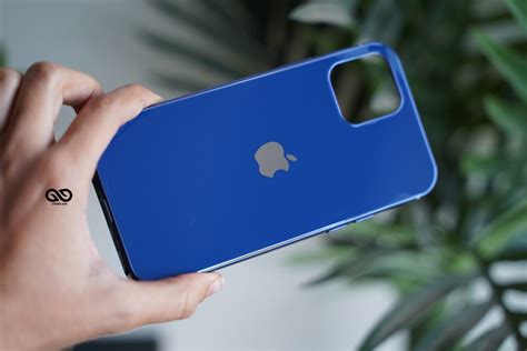 Blue Soft Glass Finish Case For Iphone 12 Pro Max Starelabs® India