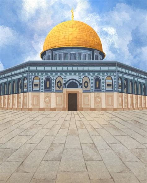 C Pula Da Rocha Da Mesquita Al Aqsa Cidade Velha De Jerusal M