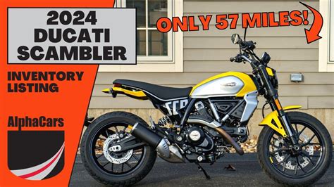 2024 Ducati Scrambler Icon Overview Performance Savings More YouTube