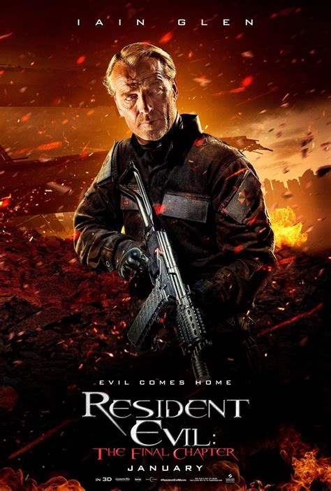 Resident Evil: The Final Chapter Clips & Character Posters