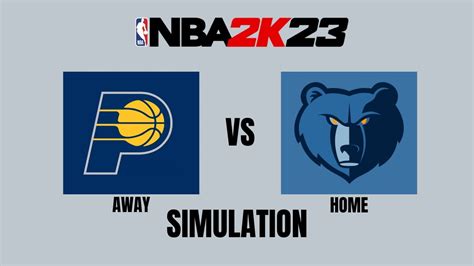 Nba K Full Match Indiana Pacers Vs Memphis Grizzlies Simulation