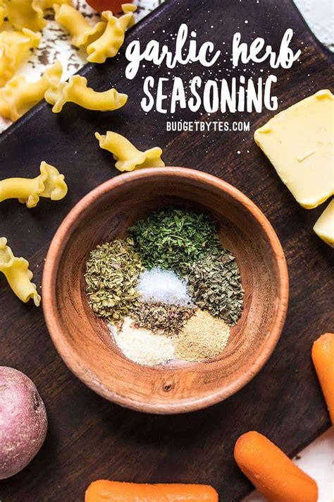 All Purpose Garlic Herb Seasoning Budget Bytes