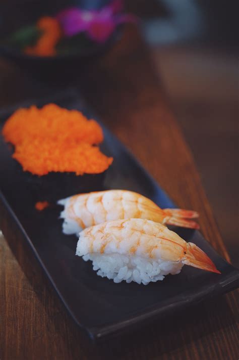 Imagem Gratuita Comida Japonesa Almoço Camarão Sushi